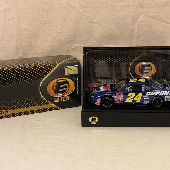 NIB RCCA 2001 #24 Jeff Gordon Dupont/Pepsi Monte Carlo Elite 1:24 Diecast Car - Picture 1 of 10
